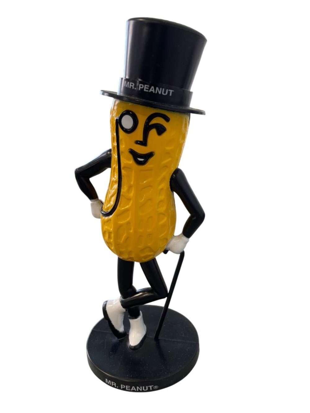 Vintage Planters Mr. Peanut Plastic Coin Bank 8.5" Tall Collectible Figurine